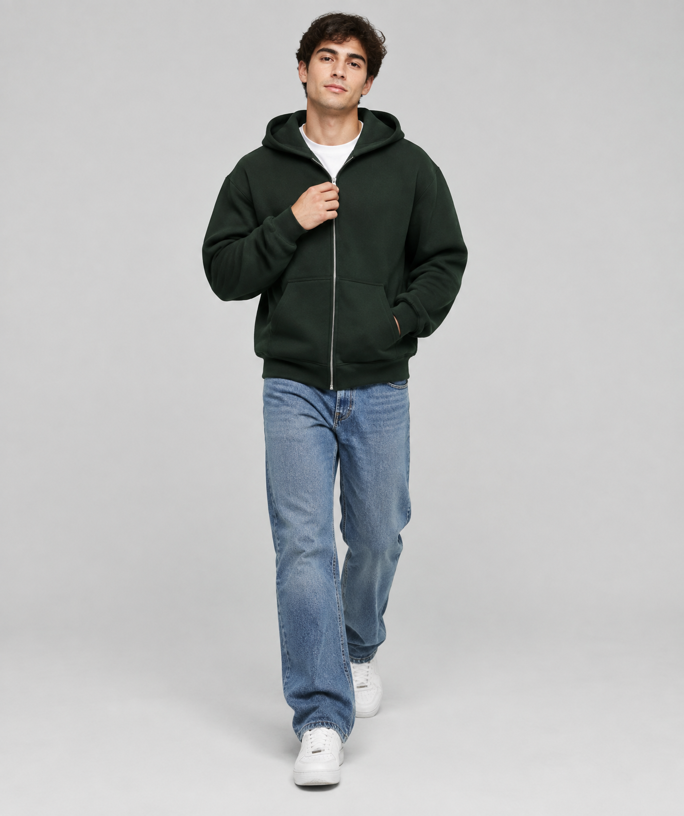 Unisex Heavyweight Full Zip Hoodie